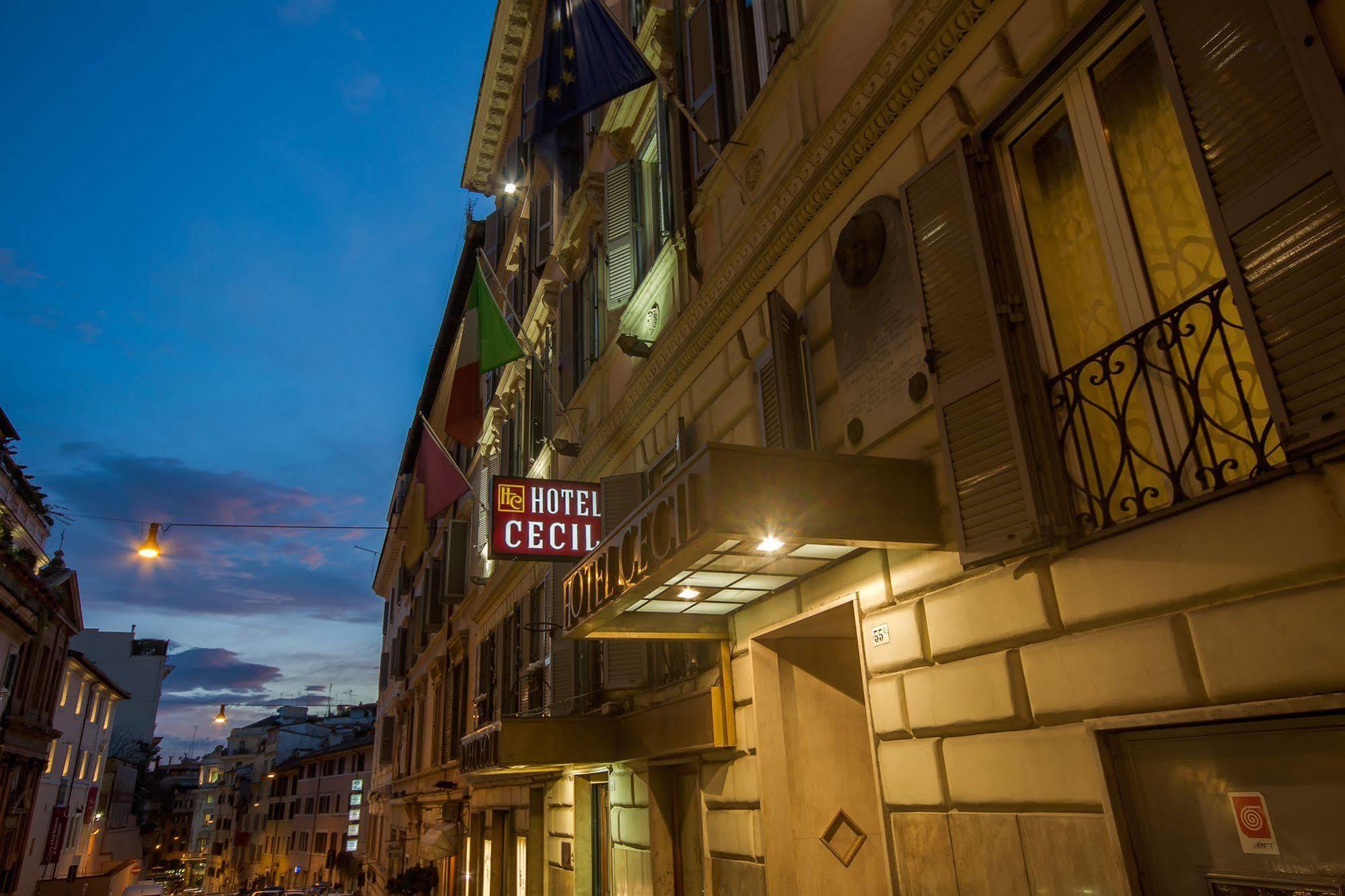 Hotel Cecil Рим Экстерьер фото